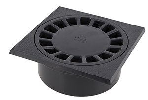 Siphon de sol 25x25cm Gris Anthracite