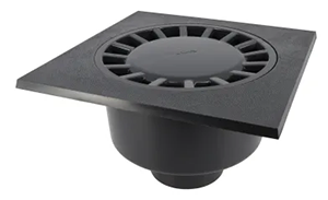 Siphon de sol 30x30cm Gris Anthracite