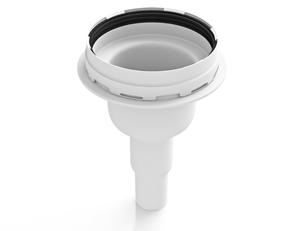 Siphon vertical pour receveur douche à carreler JACKOBOARD Aqua - grille en acier inox brossé 4512008