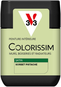 Peinture COLORISSIM Satin 0,075L Sorbet Pistache Testeur