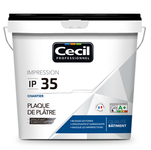 Sous-couche plaque de plâtre IP35 5L Chantier