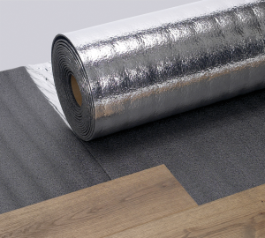 Sous-couche QUALIFOAM ép.2mm - 15mx1m soit 15m² avec pare-vapeur - spéciale sol stratifié