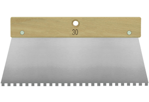 Spatule à colle 30cm dents carrées 6x6x6