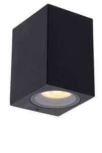 Spot mural extérieur ZARO noir GU10 35W non fournies IP44 - FIN DE SERIE