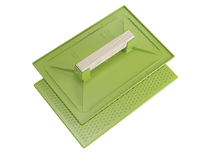 Taloche ABS verte rectangle 42x28cm