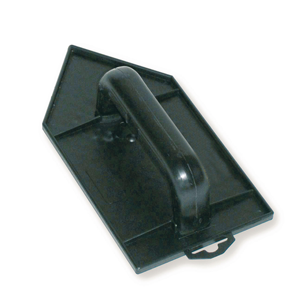 Taloche pointue noire 8x14cm poignée plastique