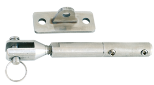 Kit tendeurs de câble inox départ mural (5 pces)