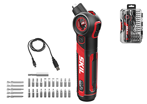 Tournevis 4V en coffret avec embouts