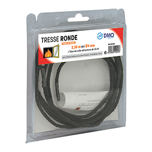 Tresse ronde Ø6mm + colle