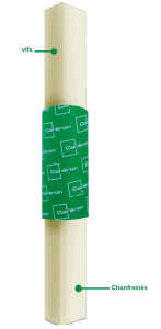 Tube de coffrage carré en carton 200x200mm longueur 3m