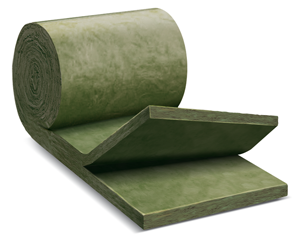 Laine de verre 45mm URSACOUSTIC TWIN R - 4 rlx 8,10x0,60m soit 19,44m² / R=1,10 - Panneaux roulés 2x2 non revêtus