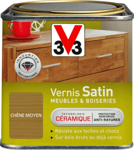 Vernis Satin V33 Chêne Moyen 0,5L