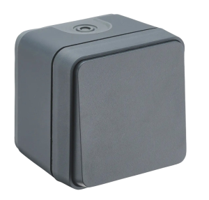 Interrupteur va-et-vient CYKLONE IP55 anthracite