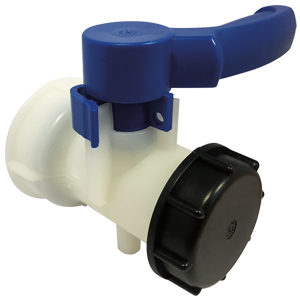 Vanne plastique pour cuve 1000L Ø60