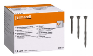 Vis autoperceuses FERMACELL sol 3,9x19mm / 1000 pces