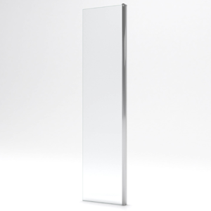 Volet pivotant 40x200cm profil Chromé pour paroi de douche PARMA - FAC248 verre trempé 6mm