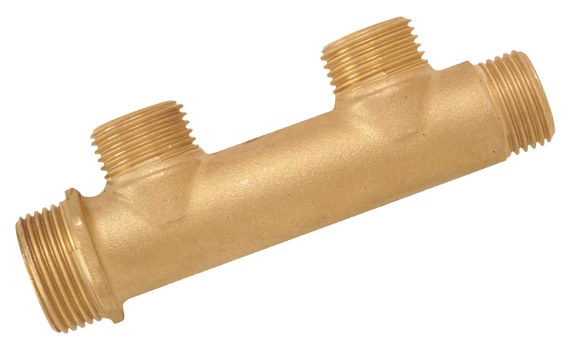 Collecteur nu MM 3/4 - 2 sorties 1/2