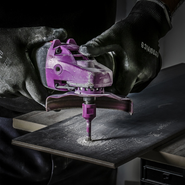 Trépan diamant à sec Ø8mm Sidamo spécial céramique, grès, faïence, marbre - Zoom3