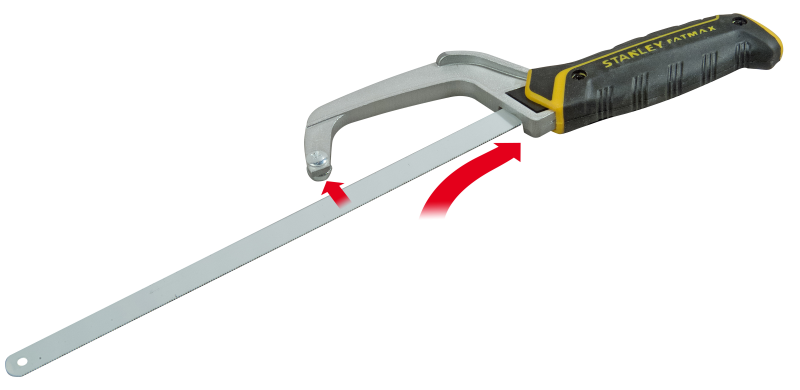 Mini scie à métaux à armature métallique 300mm - Zoom2