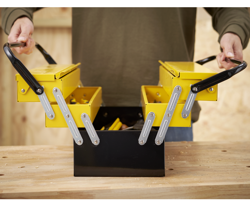 Boîte à outils METAL 51cm - 5 cases - Zoom2