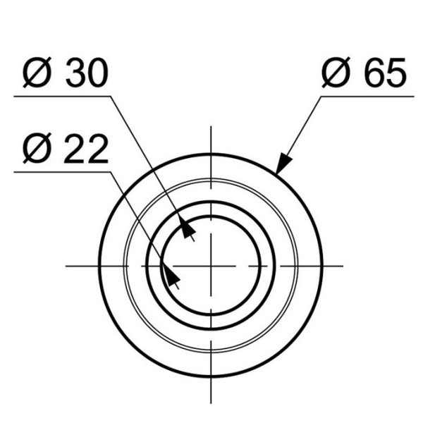 Joint de clapet pour mécanisme WC standard WIRQUIN - Zoom2