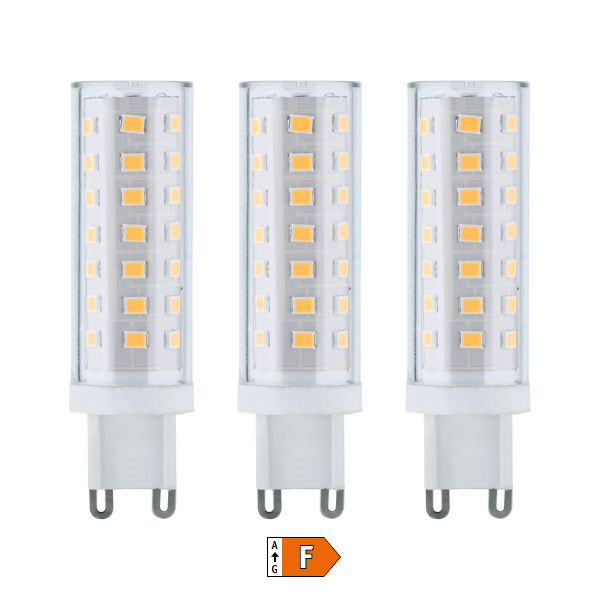 3 Culots à ergots LED standard 230V G9 clair fin de serie 3x470lm 3x5W 2700k - Zoom2
