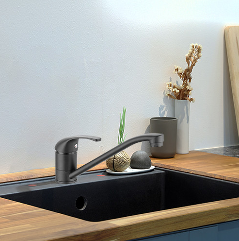 Mitigeur Evier CARDIFF Noir mat - 4061081 - Zoom2