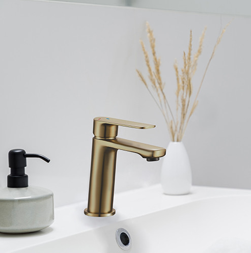 Mitigeur lavabo OPHIR Laiton brossé 4063344 - Zoom2