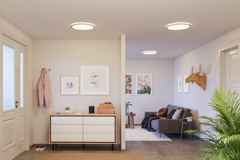 Panneau LED Atria Shine bois 420mm 22W 230V 4000K - Zoom2