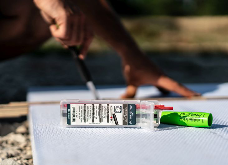 Etui 12 mines de rechange FOR ALL 6045 graphite + blanc + rouge- BIG DRY - Zoom2