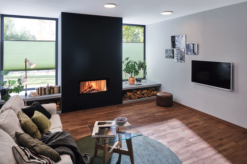 Panneau LED Abia plastique chromé rond 300mm 22W 230V 4000K - Zoom2