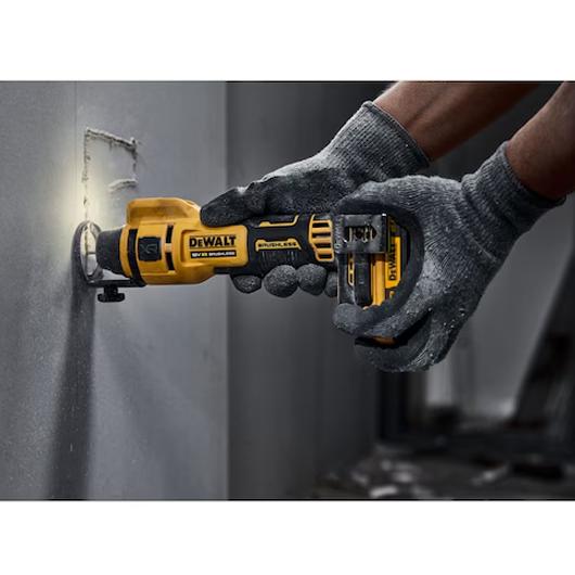 Fraiseuse pour plaques de plâtre XR 18V corps nu sans batterie ni chargeur DEWALT  DCE555N-XJ - Zoom2