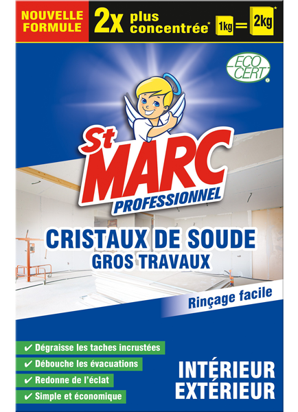 Cristaux de soude PRO concentre 1KG=2KG ST MARC - Zoom2