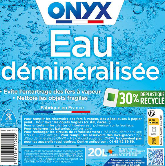 Eau déminéralisée 20L - Zoom2