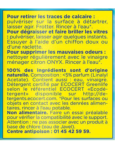 Vinaigre ménager citron 500ml - Zoom2