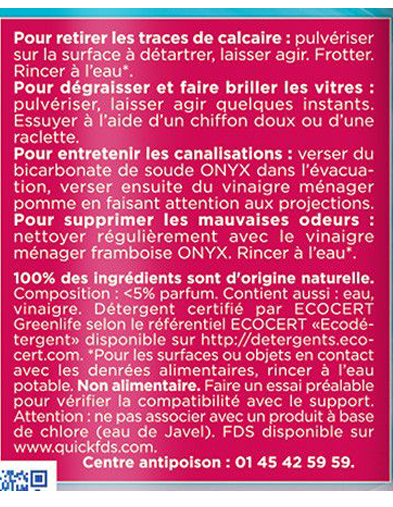 Vinaigre ménager framboise 500ml - Zoom2