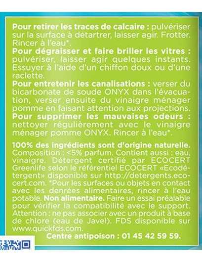 Vinaigre ménager pomme 500ml - Zoom2