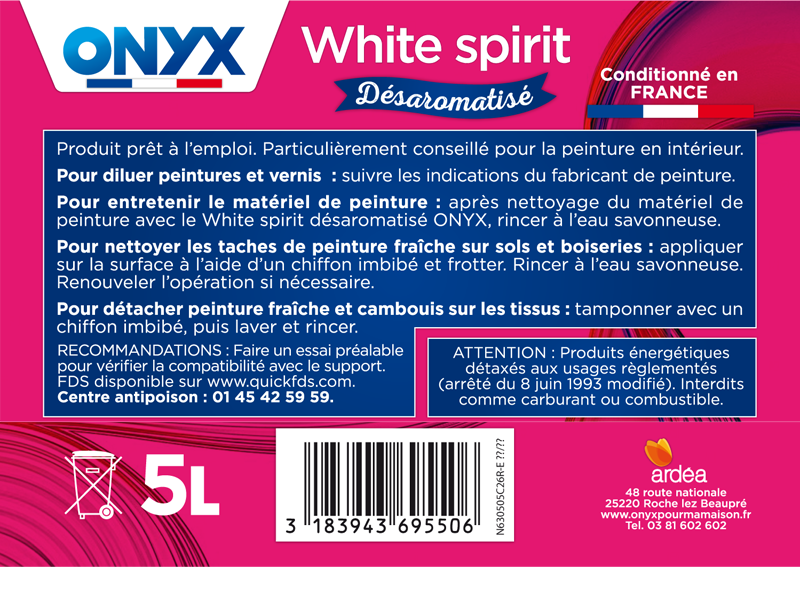 White Spirit désaromatisé 5L - Zoom2