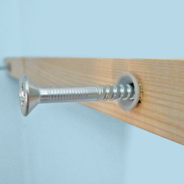 200 Chevilles à frapper nylon tête fraisée Ø5x27mm - Zoom2