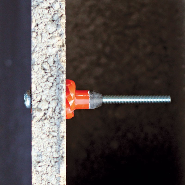 50 Chevilles universelles nylon - pas métrique - Ø10x49mm + vis - Zoom2