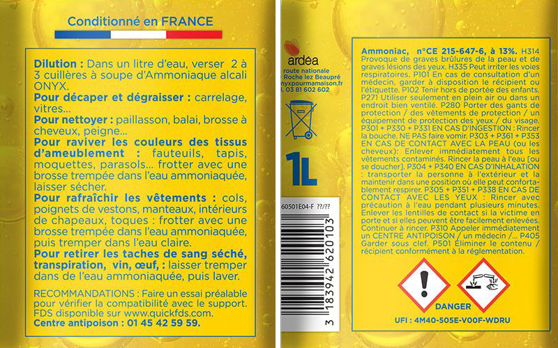 Ammoniaque alcali 1L - Zoom2