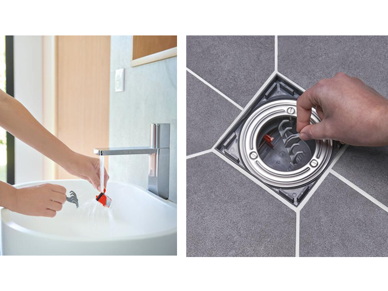 Bonde de douche à chaper SLIM ultra compacte - Zoom2