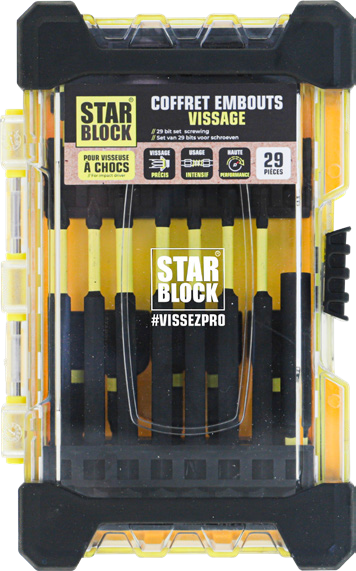 Coffret embouts de vissage longs + douilles - 29 pces - Zoom2