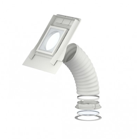 Conduit lumière flexible TWF OK14 2010 raccord intégré velux pour tuiles jusqu''à 120mm - Zoom2