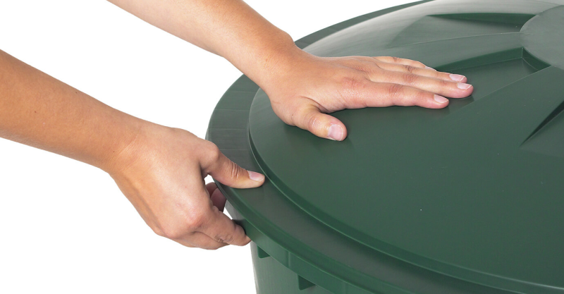 Cuve à eau cylindrique 510L verte Ø 100cm x H110cm - Zoom2