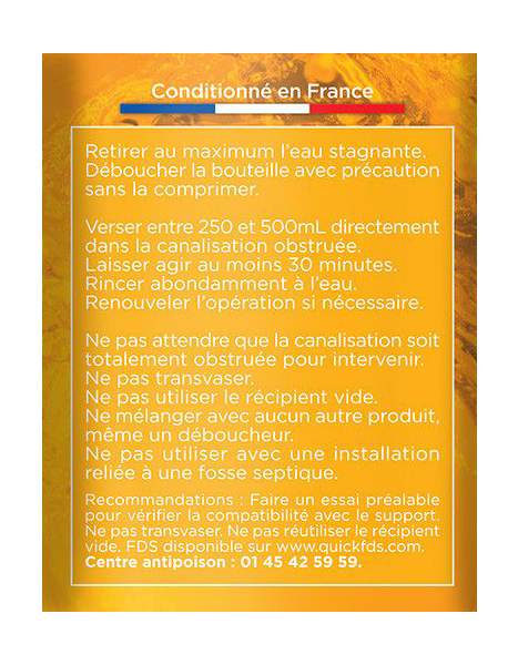 Déboucheur ménager base soude 1L - Zoom2