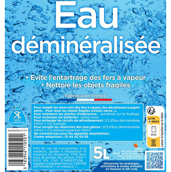 Eau déminéralisée 5L - Zoom2