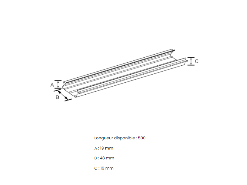 Rallonge fourrure ECLISCOPE 50cm - 10 pces - Zoom2