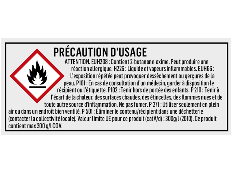 Laque glycéro V33 noir brillant 0,5L - Zoom2