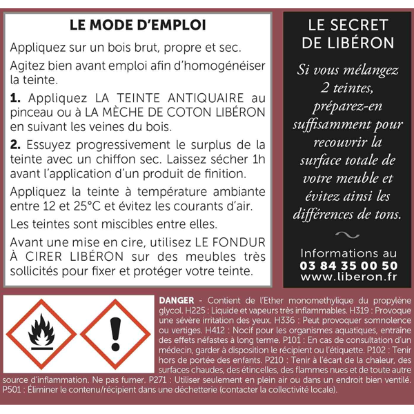 Teinte bois antiquaire Merisier 0,5L - Zoom2